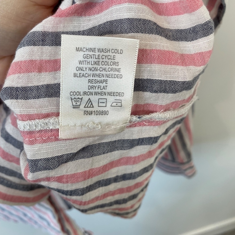 Seven7 Striped Multicolor Button Up - Picture 9 of 10